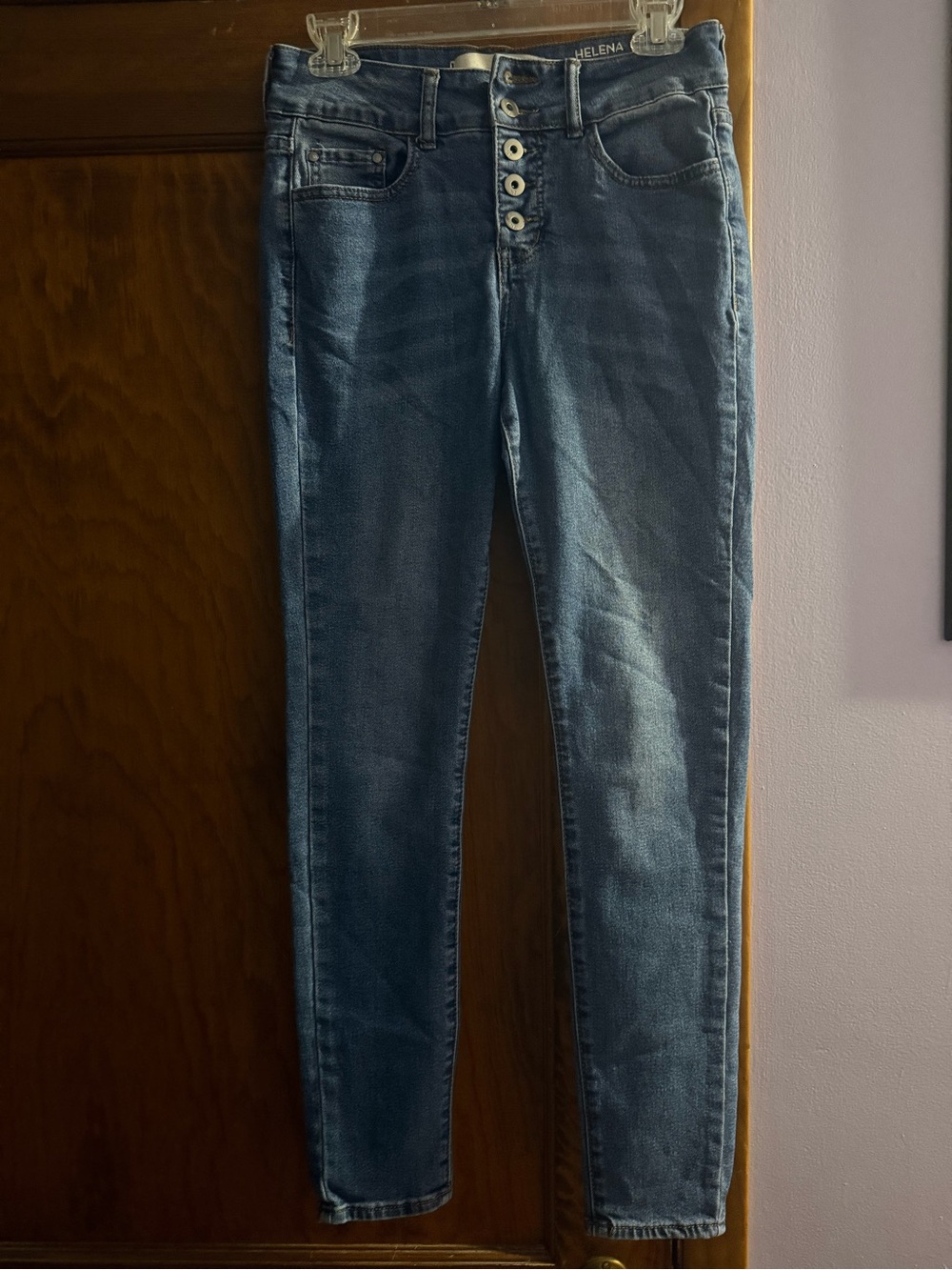 !it jeans Helena Skinny Jeans in Medium Blue Wash